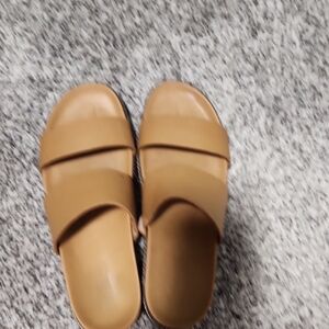 Madewell Brown Double Strap Sandals